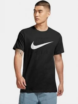 Image of Nike Sportswear Air T-Shirt, Black Size M Men