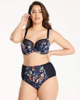 image of Sculptresse Chi Chi Navy Floral Bra