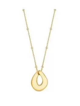 image of Inicio 14K Gold Plated Beaded Chain Necklace