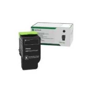 image of Lexmark 78C2UK0 Black Laser Toner Ink Cartridge