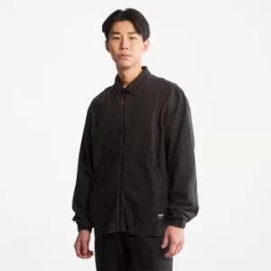 Image of Timberland Progressive Utility Light Denim Jacket For Men In Black Black, Size L