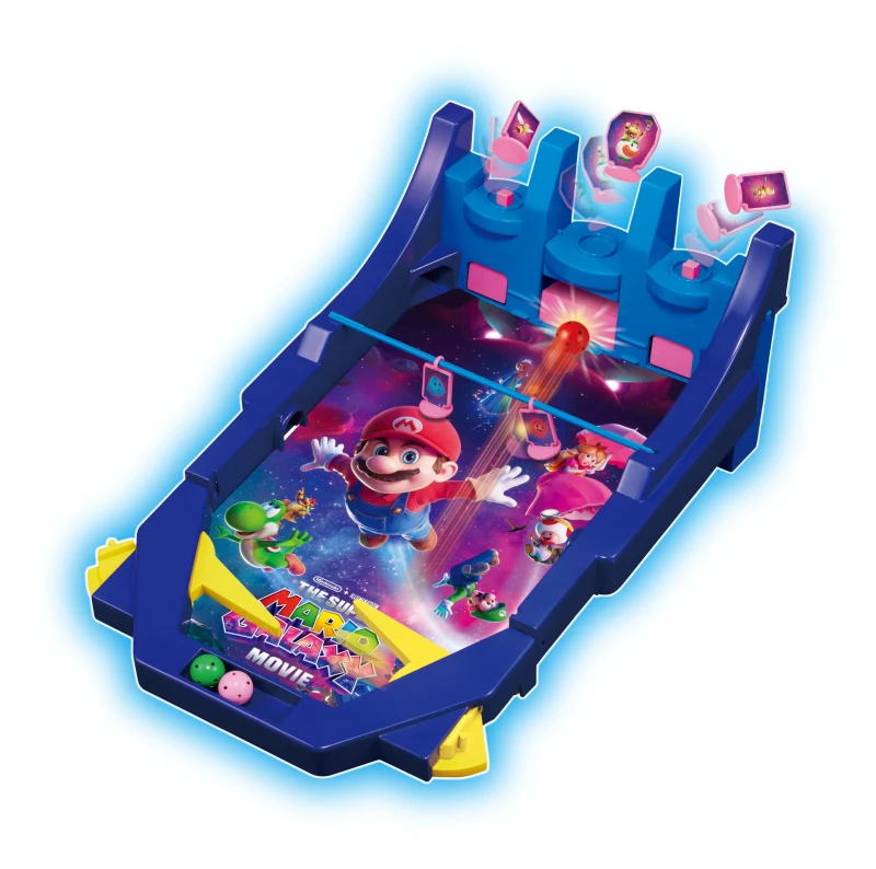 Image of EPOCH Games THE SUPER MARIO GALAXY MOVIE Battle Pinball Galaxy - Party Game 7629