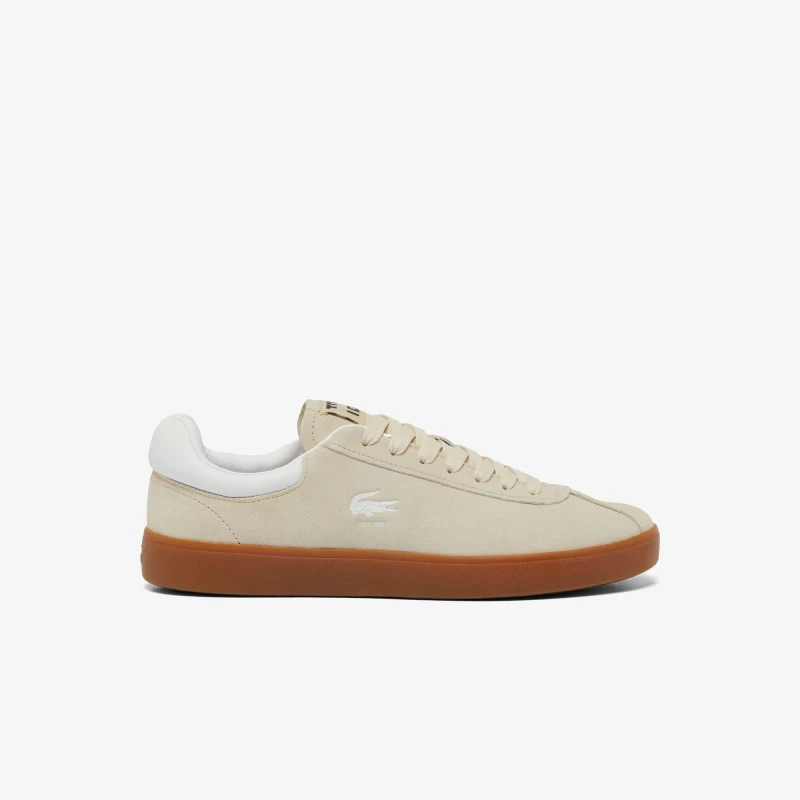 Image of Lacoste Baseshot Suede Trainers Multi Colour male UK 8