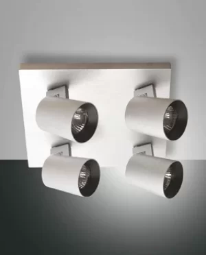 Image of Modo Spotlight Clusters Brushed Aluminum Glass, GU10
