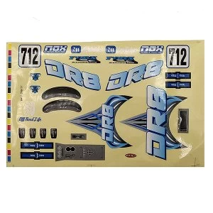 Image of Ftx Dr8 Decal - Blue