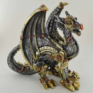 image of Steampunk Mechanical Fantasy Dragon 20cm