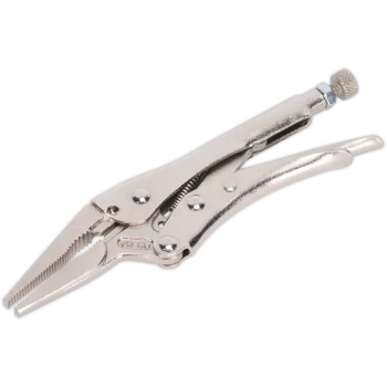 image of Sealey Long Nose Locking Pliers 165mm