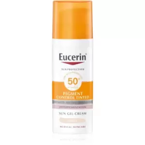Image of Eucerin Sun Pigment Control Tinted Protective Anti-Hyperpigmentation Emulsion SPF 50+ Shade Light 50ml