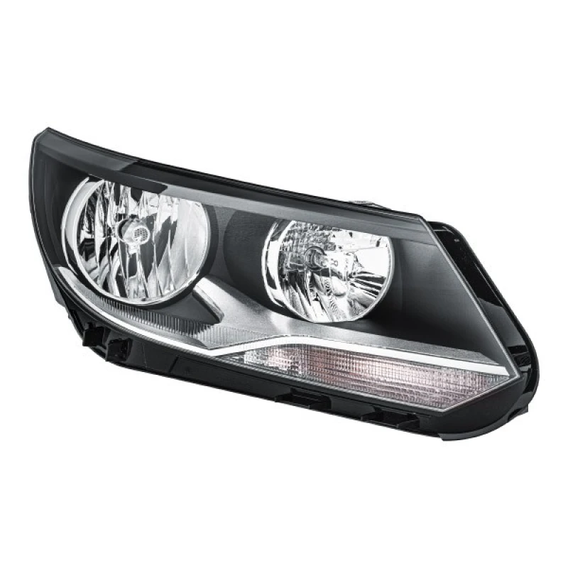 Image of HELLA 1EL 010 749-221 Headlights H7, Right, with bulbs, Halogen Headlight (259)