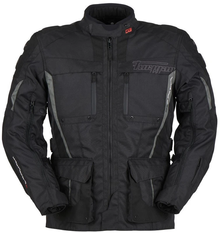 Image of Furygan Brevent 3En1 Jacket Black Gray Size M