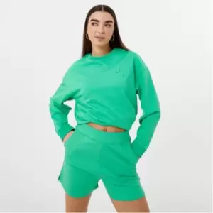 image of Jack Wills Ruched Crew Neck - Green