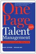 Image of one page talent management with a new introduction eliminating complexity a