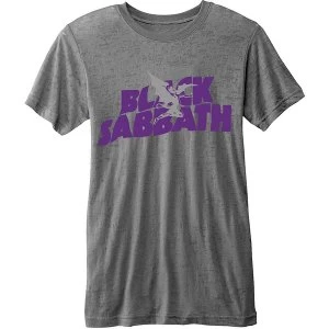 Image of Black Sabbath - Logo Unisex X-Large T-Shirt - Grey
