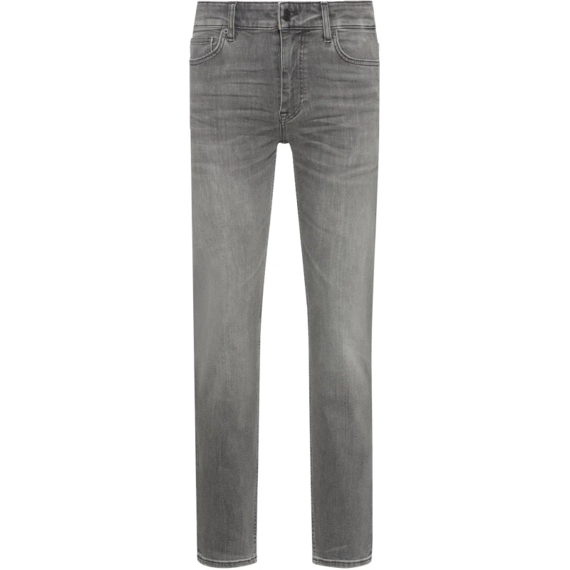Image of Boss Straight Leg Delaware Jeans - Grey Grey 30 R