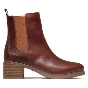 Timberland Dalston Vibe Chelsea Boot For Her In Brown, Size 3.5