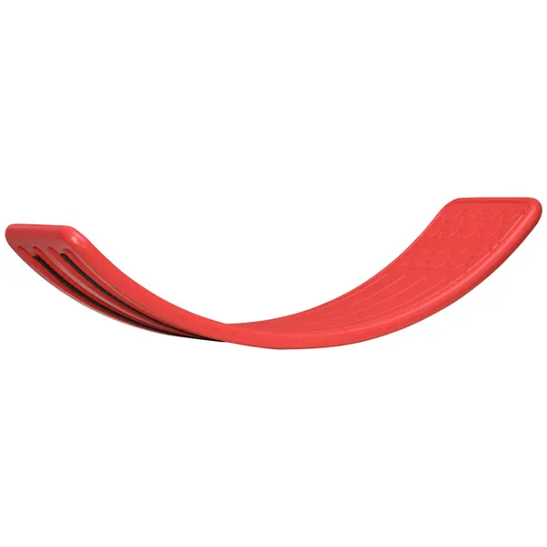 Image of ZONEKIZ Balance Board Kids Wobble Board, Stepping Stone, Montessori Toy for Children, Nursery Toy, for Ages 3-6 Years, 82 x 27.5 x 19.5cm - Red