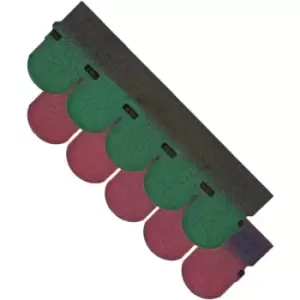Image of Roofing Membrane Shingles Round - Grey - Pk17