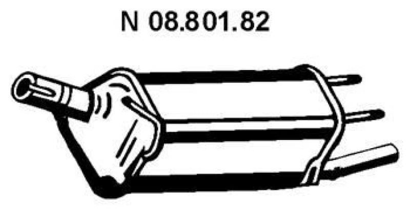 Image of Rear silencer VEGAZ OS-578EBER