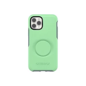 image of Otterbox Otter+Pop Symmetry PopSocket Case - iPhone 11 Pro - Mint to Be Light Green