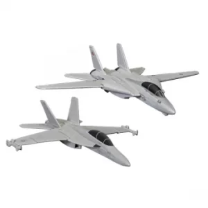 Image of Corgi Maverick & Gooses F14 Tomcat and Roosters F/A-18 Hornet Diecast Model