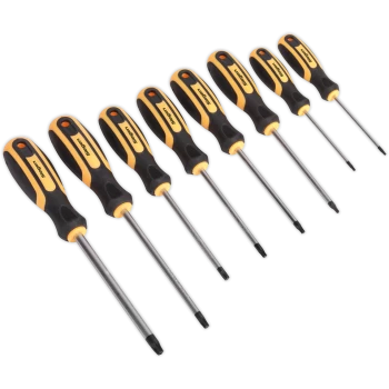 Image of Siegen 8 Piece Soft Grip Torx Screwdriver Set