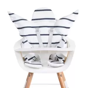 image of Childhome Angel Universal Seat Cushion Marin Navy Stripe