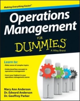 Image of Operations Management for Dummies by Mary Ann Anderson Book