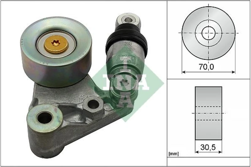 Image of Tensioner Lever, v-ribbed belt INA 534 0629 10