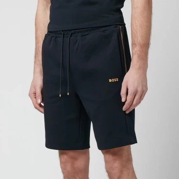 image of BOSS Athleisure Mens Headlo 1 Sweat Shorts - Dark Blue - L