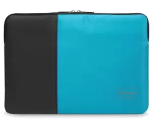 image of Targus Pulse 15.6" Laptop Sleeve - Black/Atoll Blue