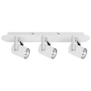 image of Italux Lighting - Italux Bland - Modern Spotlights White 3 Light with White Matt Shade led, GU10