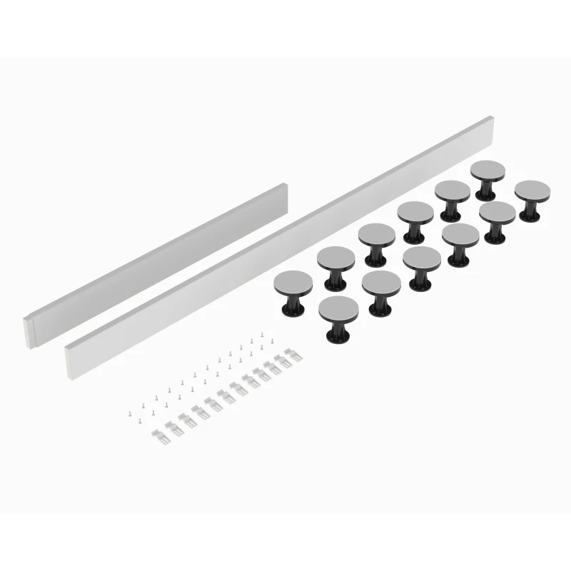 Image of Balterley Shower Tray Leg Set For 1300mm 1800mm Rectangular Walk In Resin Trays White