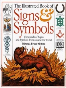 Image of The Illustrated Book of Signs and Symbols by Miranda Bruce-Mitford Hardback