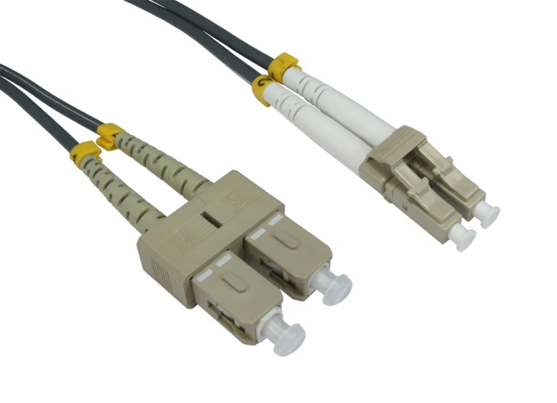 Image of Cables Direct 10m OM1 Fibre Optic Cable, LC - SC (Multi-Mode)