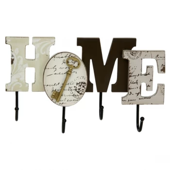 Image of HESTIA Wall Hook Plaque - Home