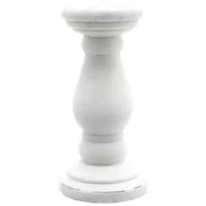 Image of Matt White Ceramic Candle Holder