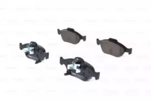 Image of Bosch 0986494101 BP1011 Brake Pad Set Disc Brake Front Axle