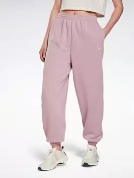Image of Reebok Studio Knit Joggers, Light Purple Size M Women