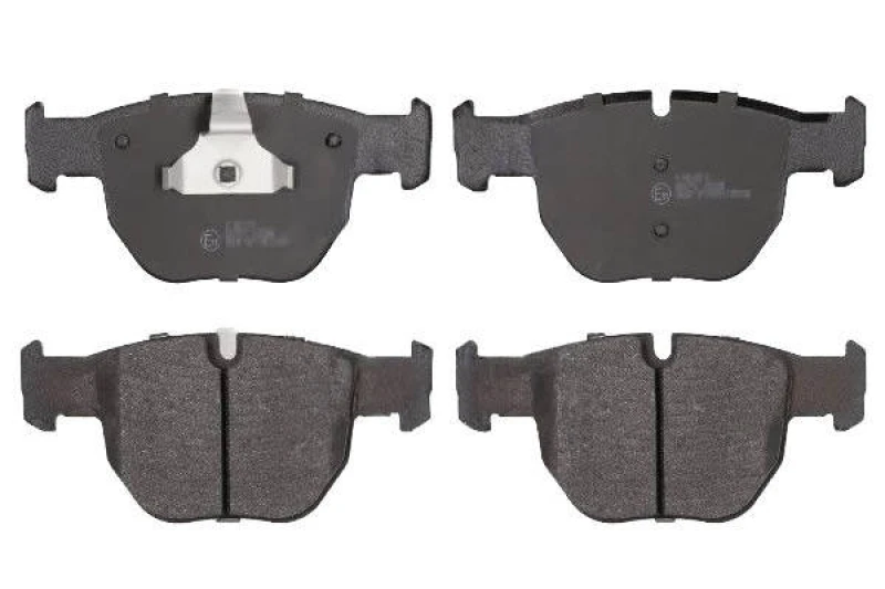 Image of Blue PRINT ADJ134216 Brake pad set Front Axle, prepared for wear warning indicator, with piston clip Brake Pad Set,disc brake (402)