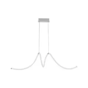 Image of Larissa Galata Ceiling Pendant Light LED 55W 3000K White Chrome