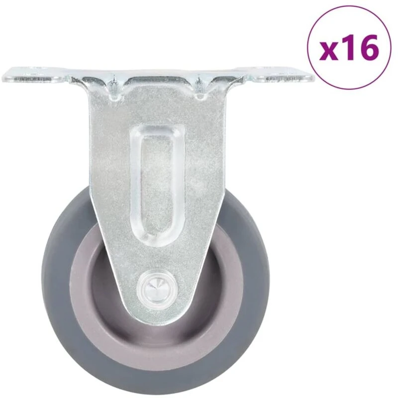 Image of VIDAXL 16 pcs Fixed Casters 50 mm Vidaxl 8719883716053