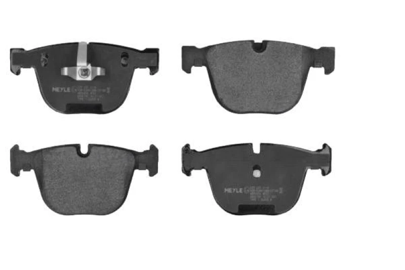 Image of MEYLE 025 237 3116 Brake pad set Rear Axle, excl. wear warning contact, Original Quality, with anti-squeak plate Brake Pad Set,disc brake (402)