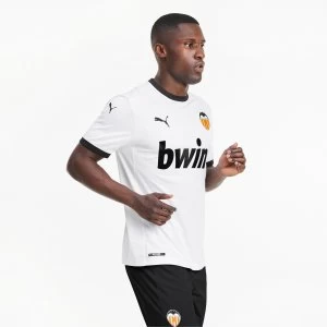 image of PUMA Valencia Cf Home Replica Mens Jersey, White/Black, size 2X Large, Clothing