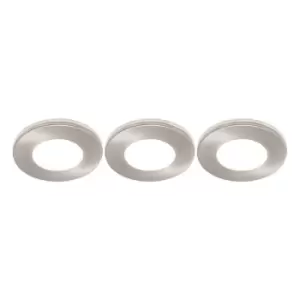 Image of NxtGen Alabama Slim LED Under Cabinet Light 2W (3 Pack) Cool White Brushed Nickel
