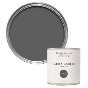 image of Laura Ashley Charcoal Matt Emulsion Paint, 100ml Tester Pot