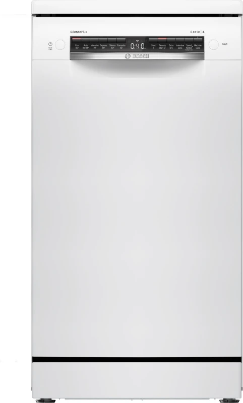 Image of Bosch Series 4 SPS4HMW14G Slimline Dishwasher - White - D Rated