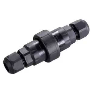 Image of Masterplug 10 Amp In Line Outdoor Connection Unit IP67 Rated Black