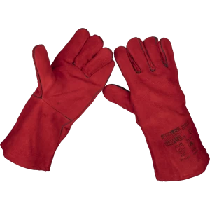 image of Sealey Lined Leather Welding Gauntlets