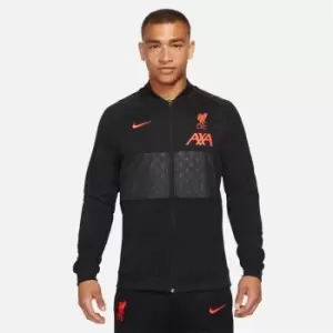 Image of Nike Liverpool FC Anthem Jacket Mens - Black