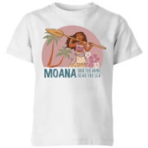 Image of Moana Read The Sea Kids T-Shirt - White - 7-8 Years - White